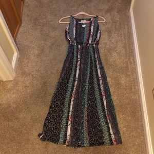 Max dress with multiple flower designs